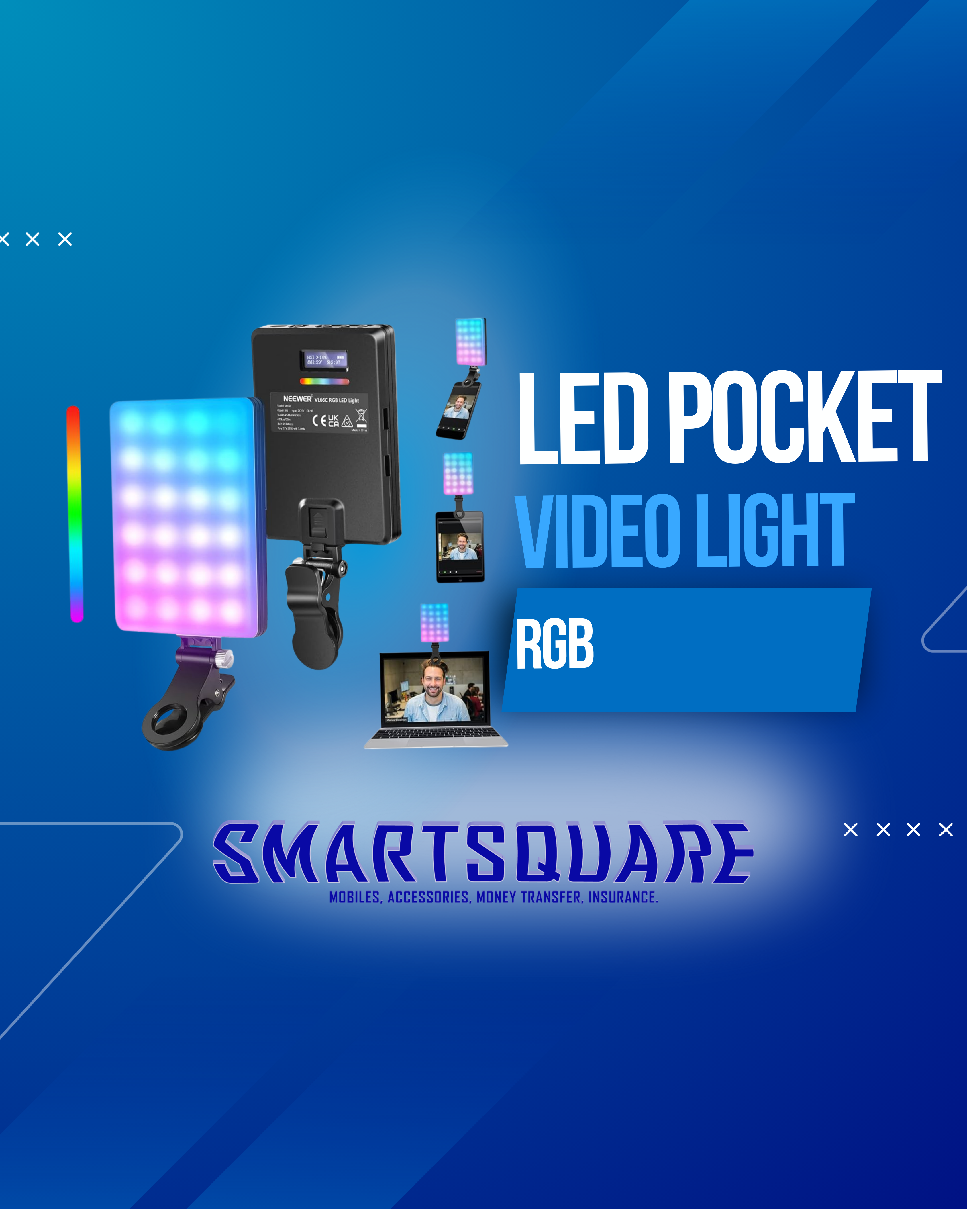 LED POCKET VIDEO LIGHT RGB