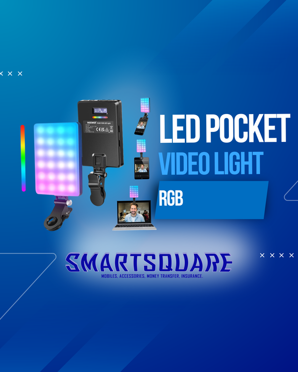 LED POCKET VIDEO LIGHT RGB