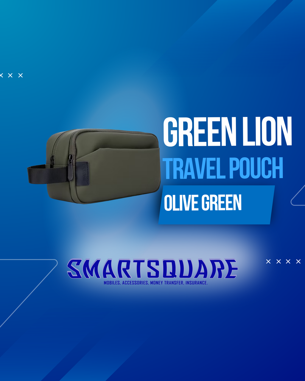 GREEN LION TRAVEL POUCH