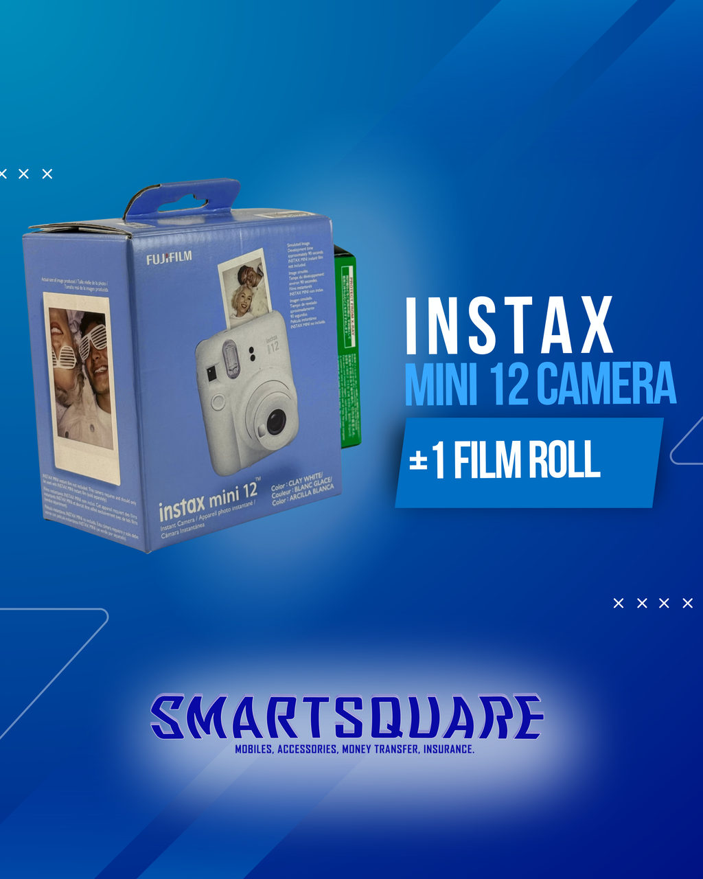 INSTAX MINI 12 + 1 FILM ROLL
