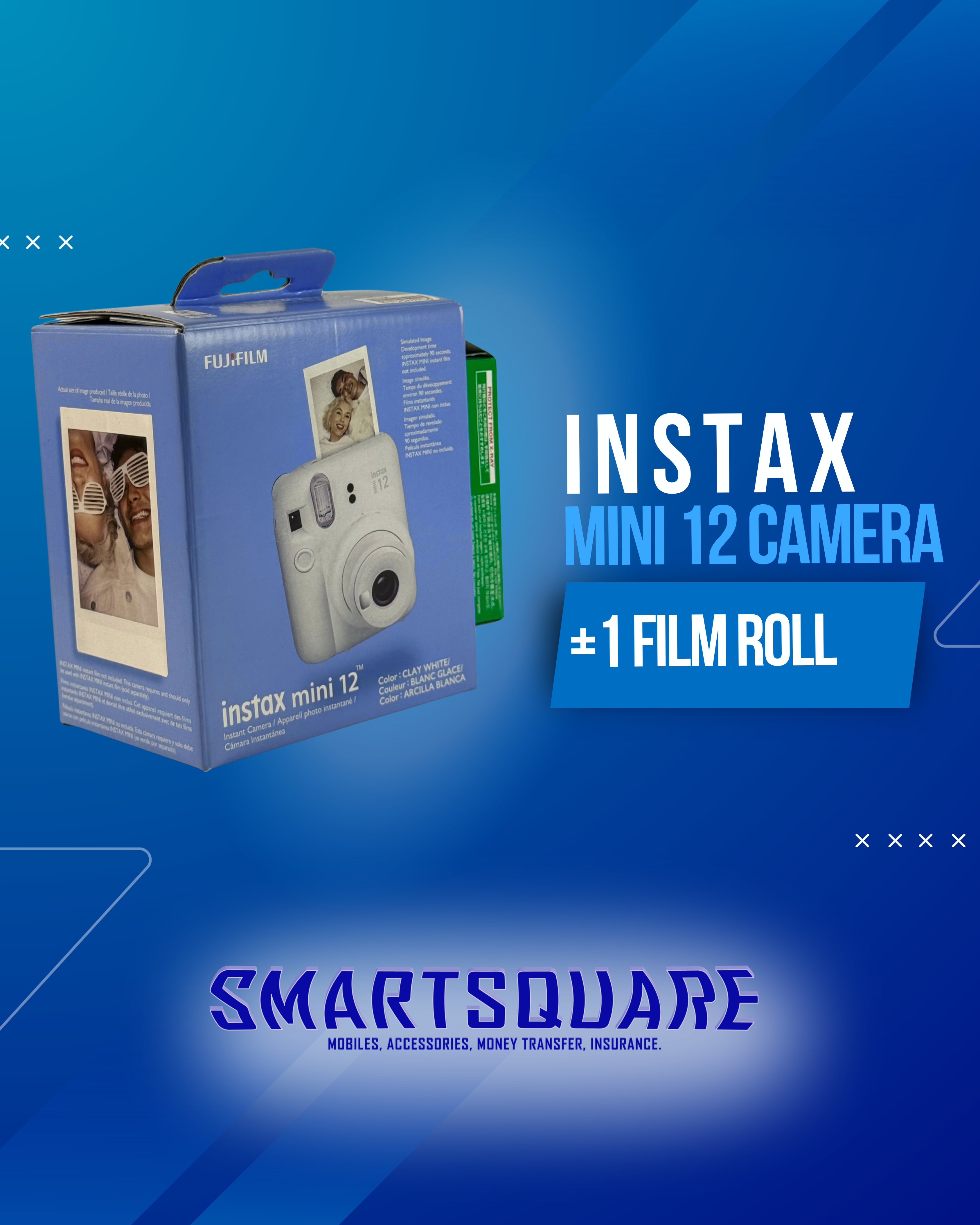 INSTAX MINI 12 + 1 FILM ROLL