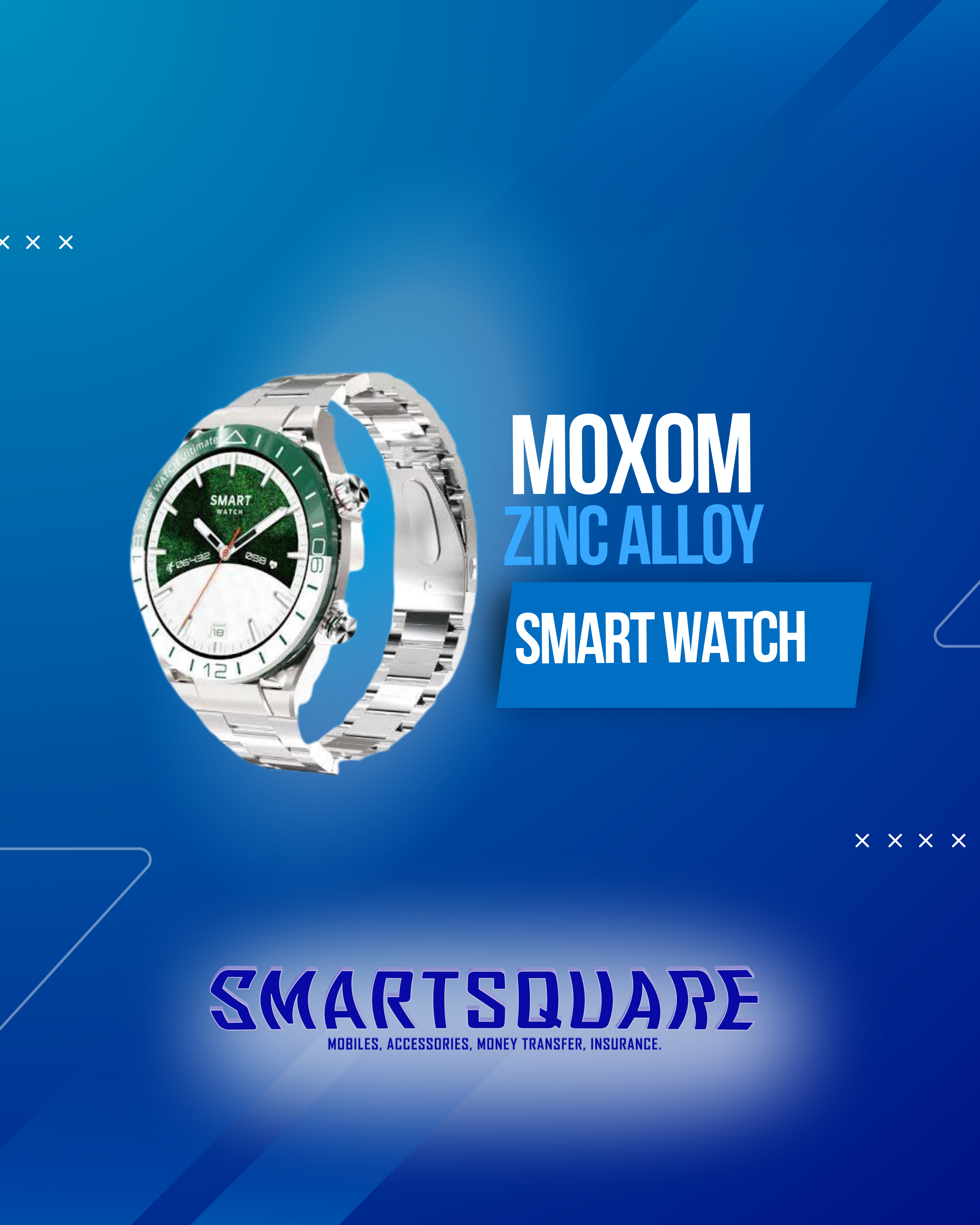 MOXOM ZINC ALLOY SMART WATCH MX-WH21