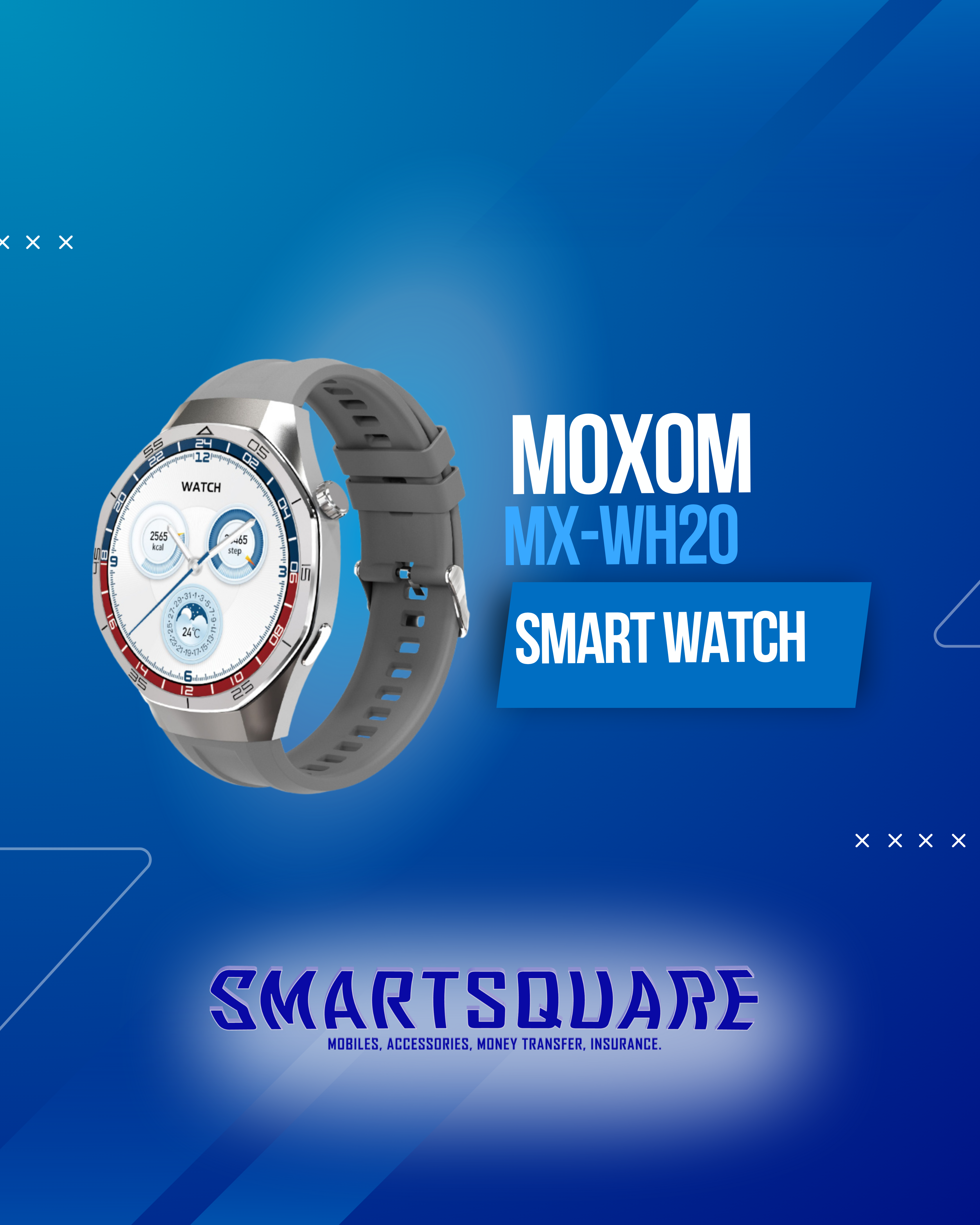 MOXOM ZINC ALLOW SMART WATCH MX-WH20