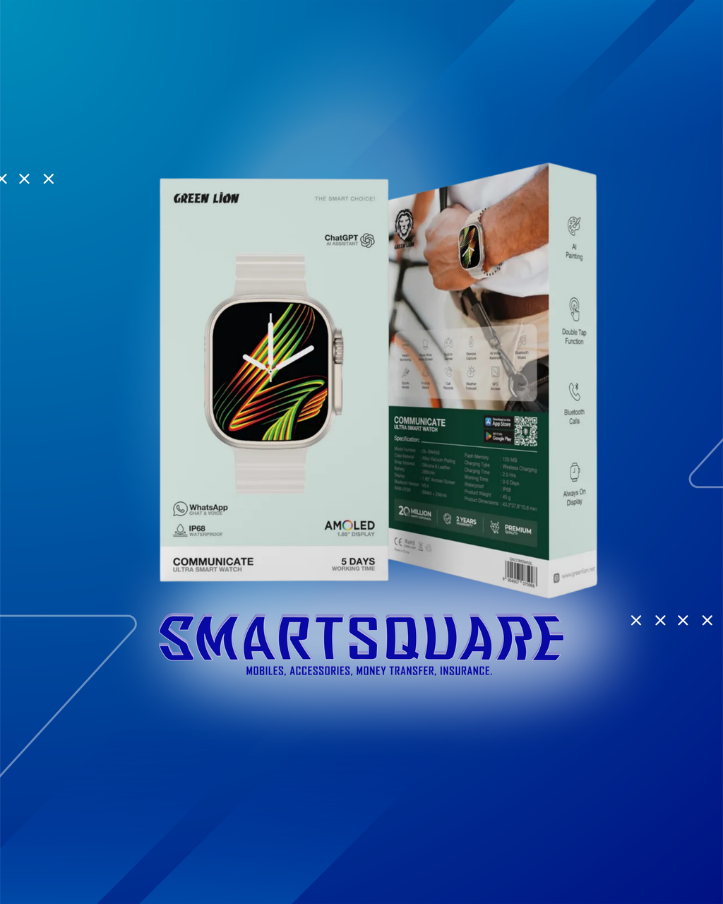 GREEN LION COMMUNICATE ULTRA SMART WATCH