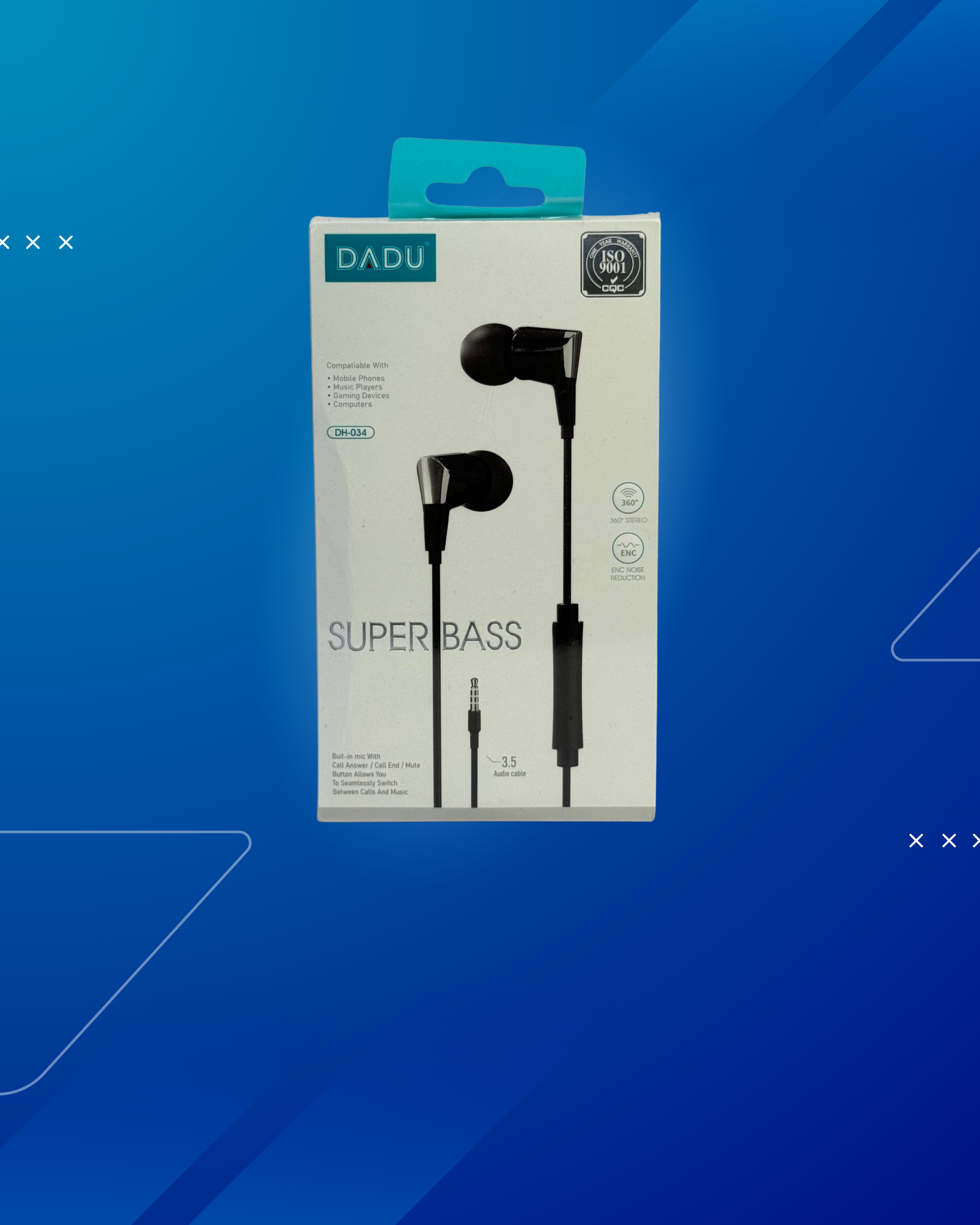 DADU SUPER BASS EARPHONE DH-034