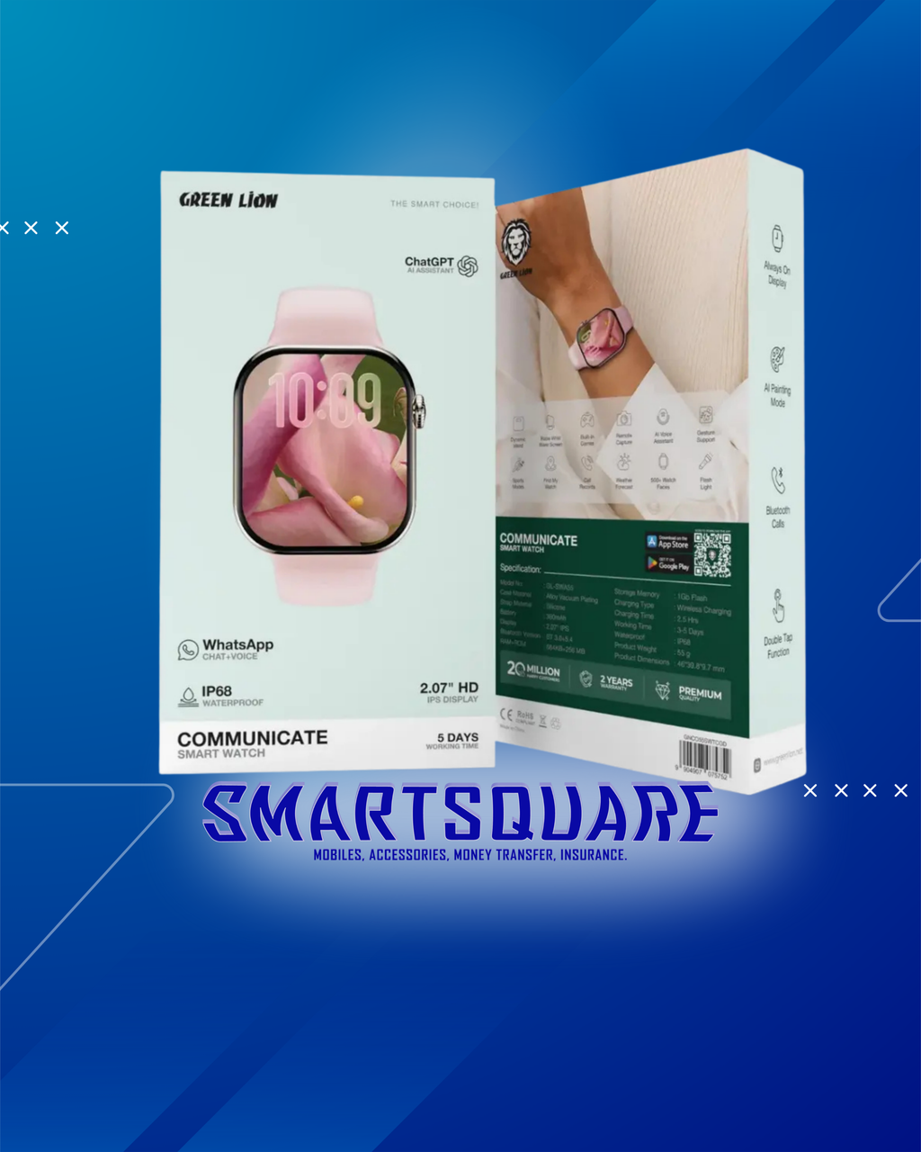 GREEN LION COMMUNICATE SMART WATCH