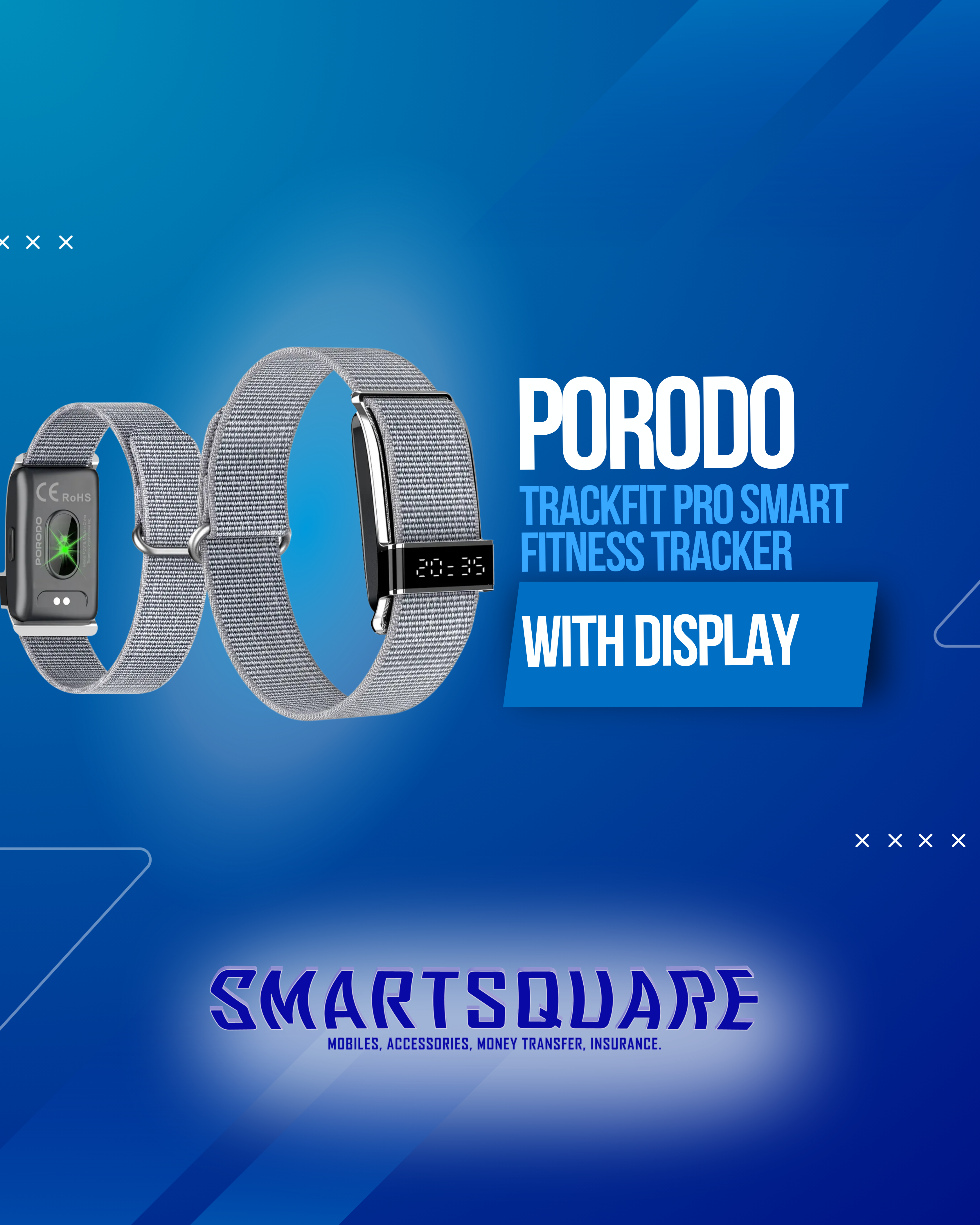 PORODO TRACKFIT PRO SMART FITNESS TRACKER