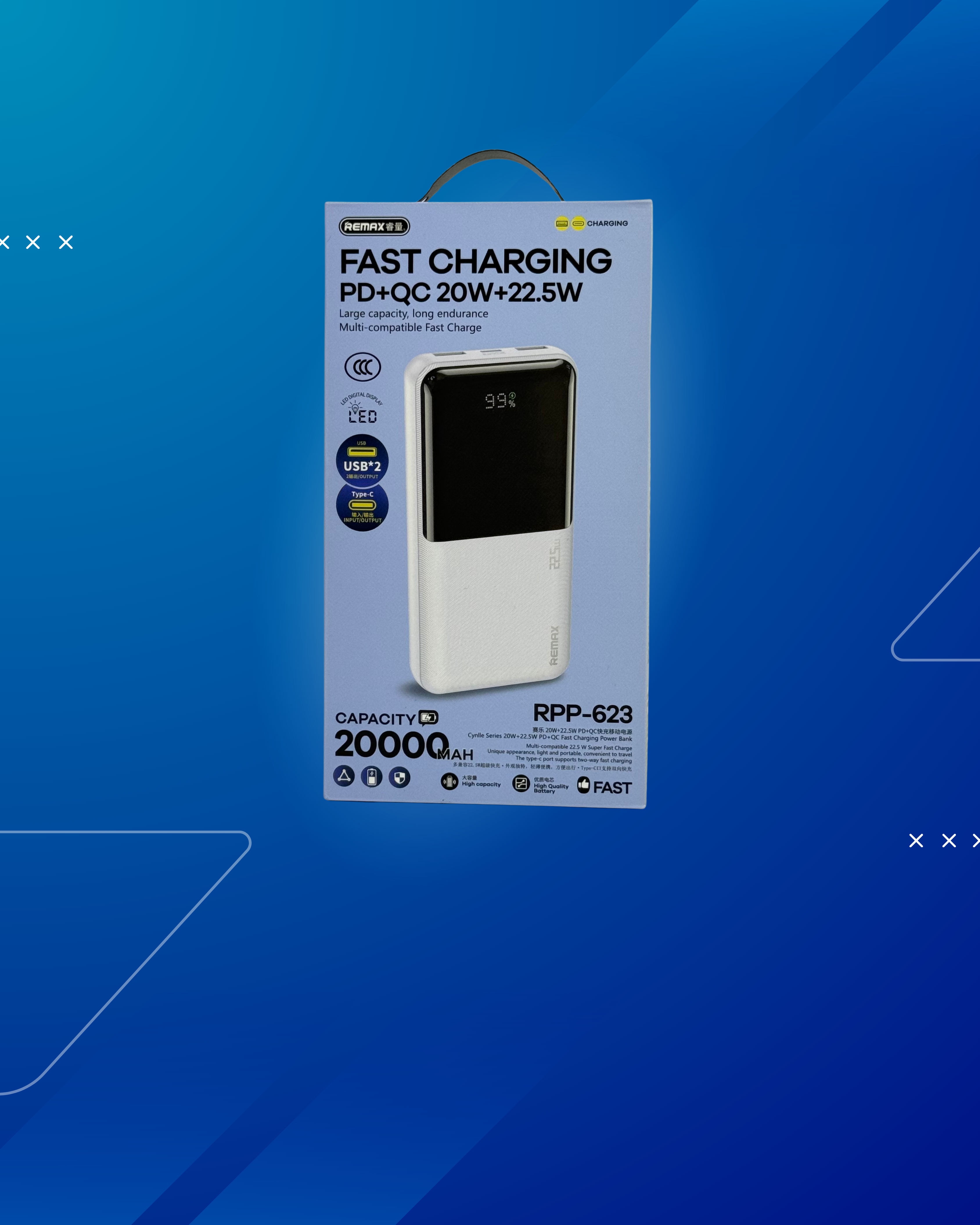 REMAX FAST PB PD+QC 22.5W 20000MAH