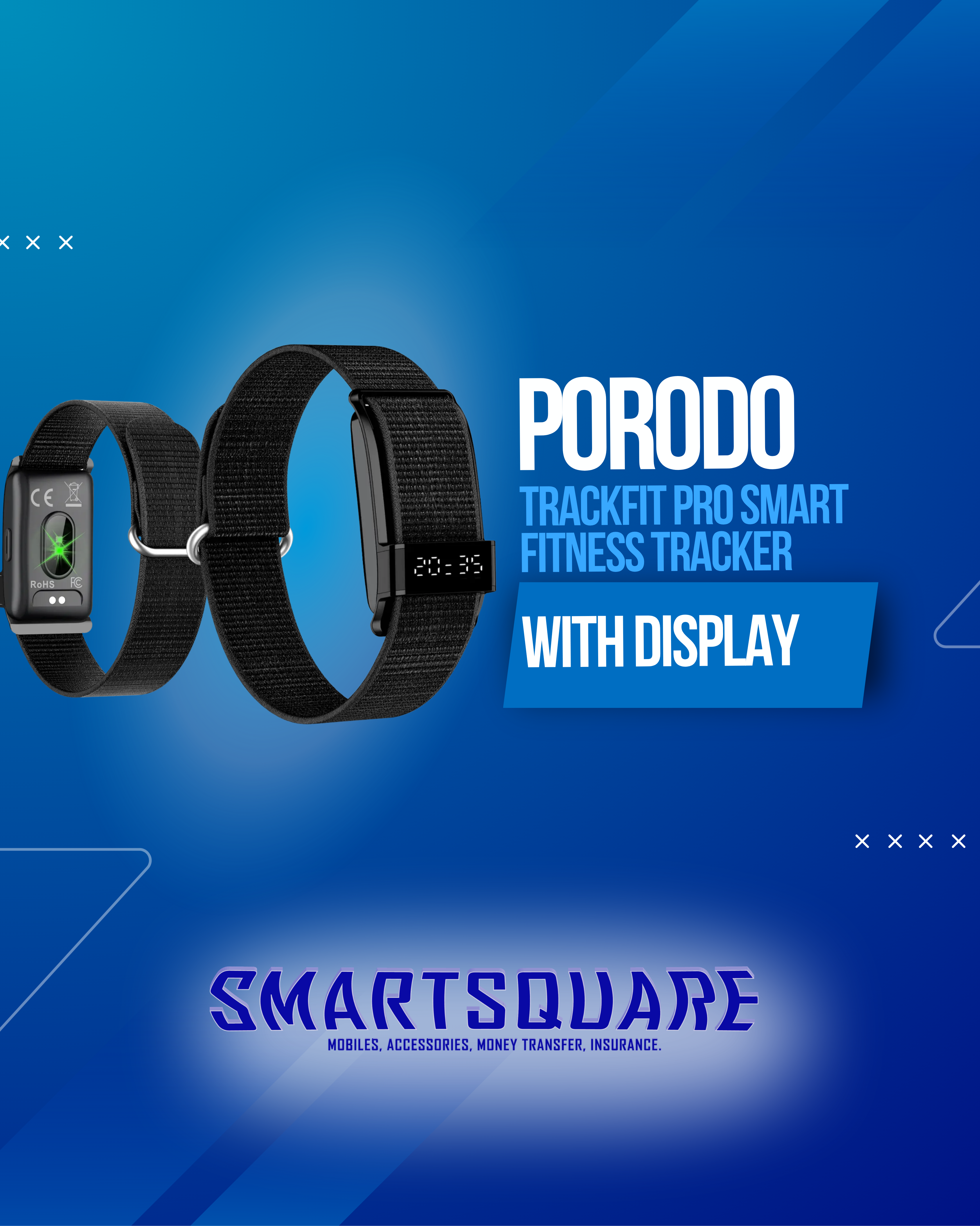PORODO TRACKFIT PRO SMART FITNESS TRACKER
