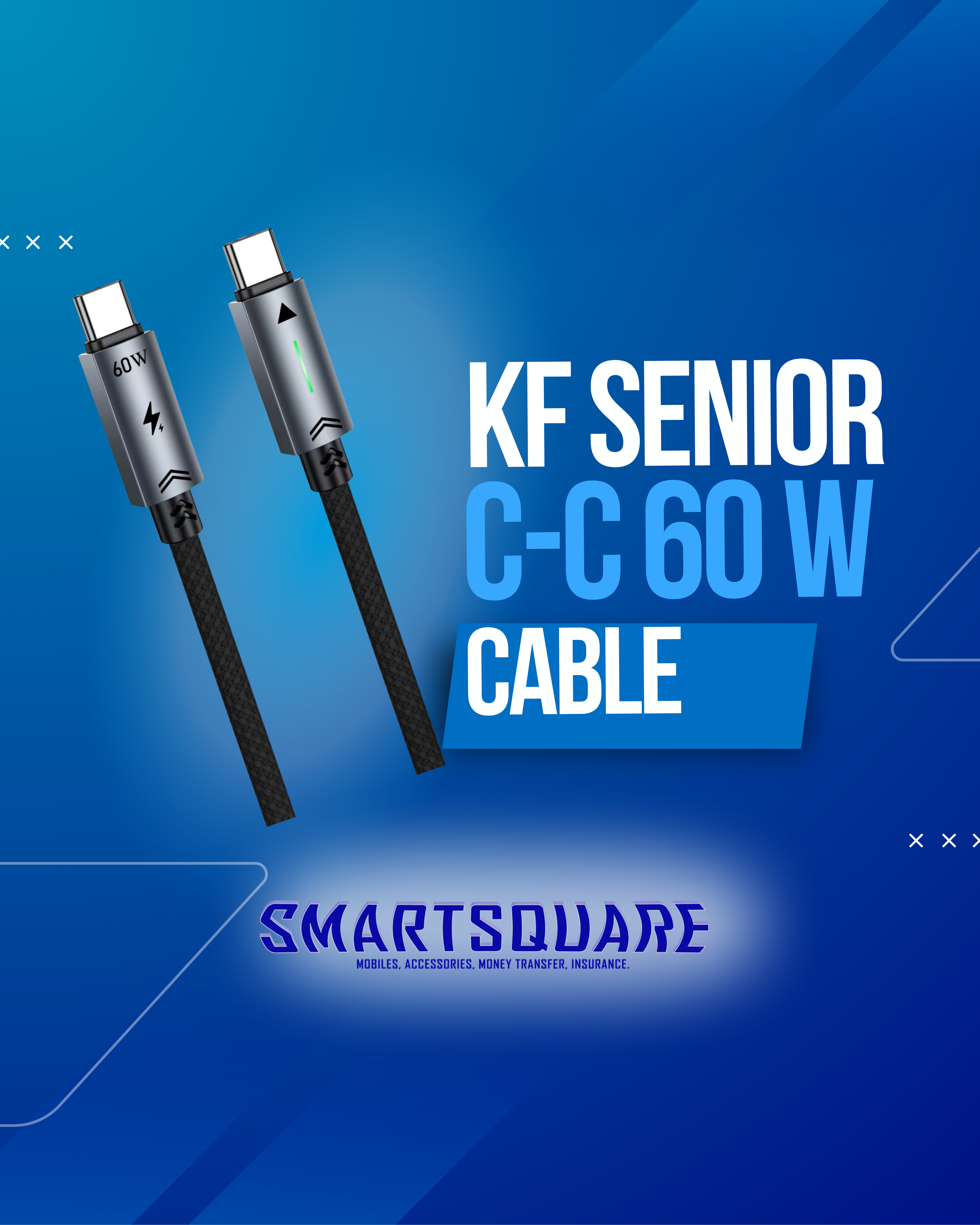 KF SENIOR C TO C 60W DATA CABLE