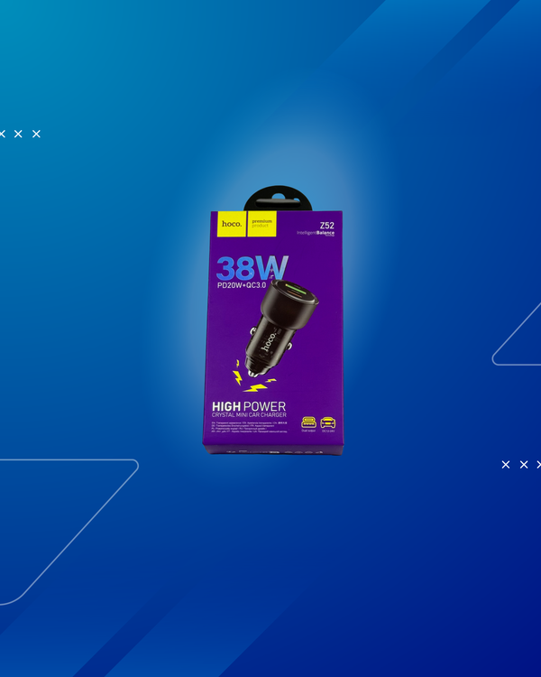 HOCO CAR CHARGER 38W
