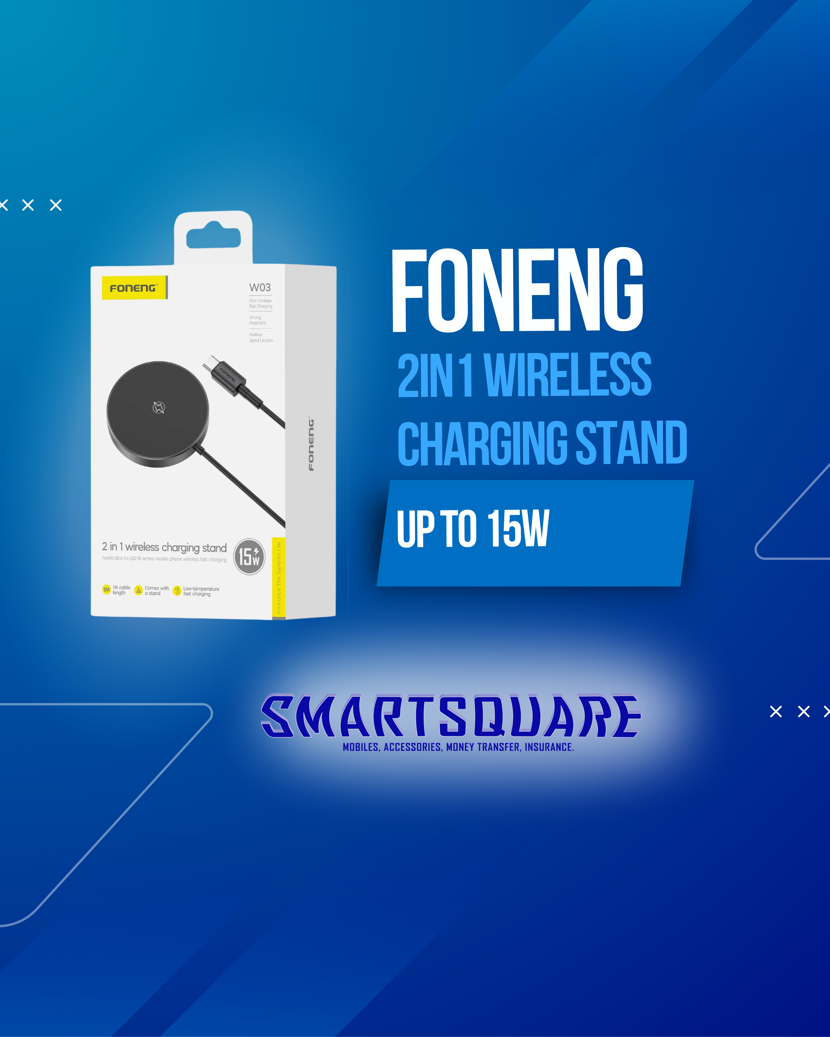 FONENG 2IN1 WIRELESS CHARGER