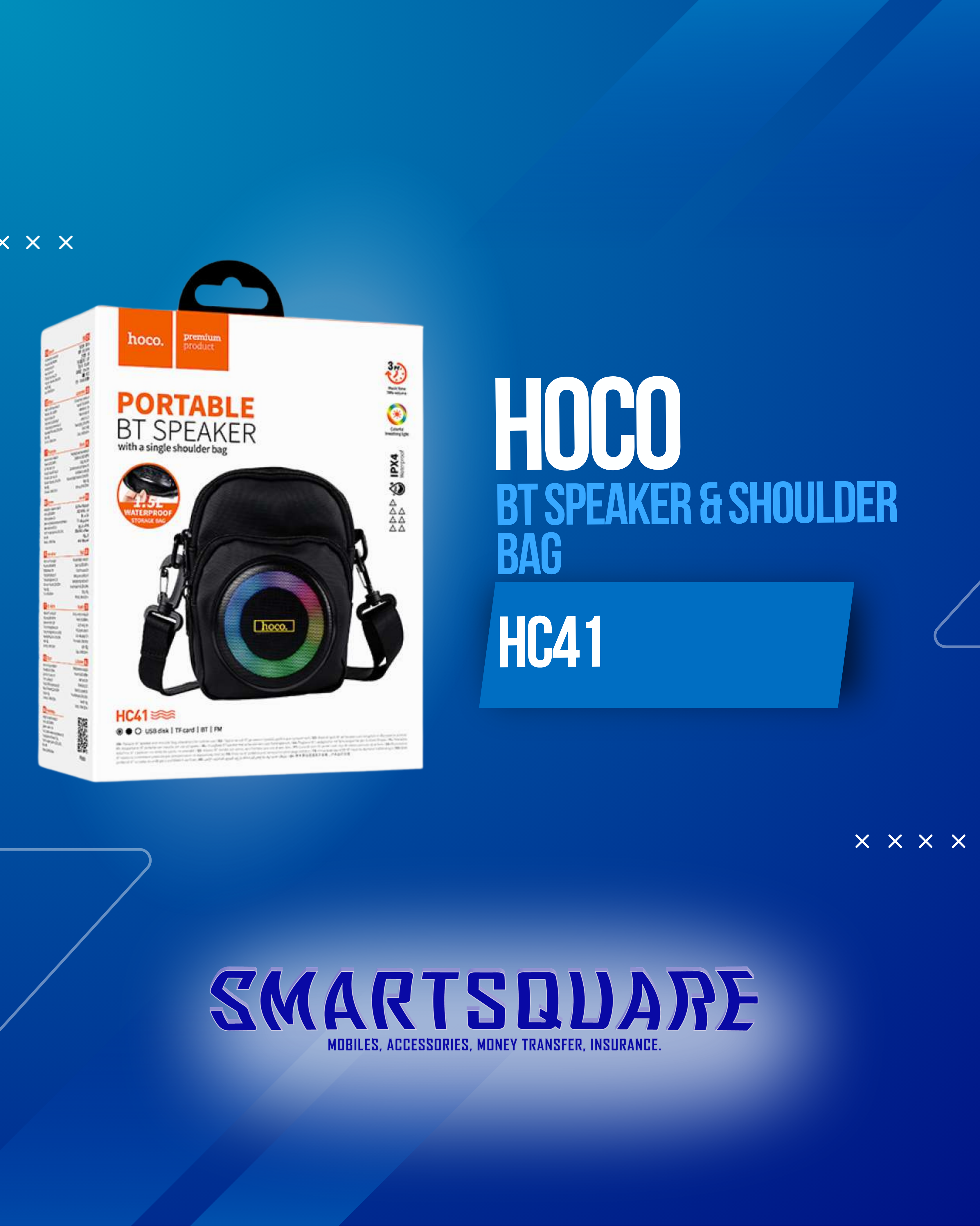 HOCO BT SPEAKER & SHOULDER BAG