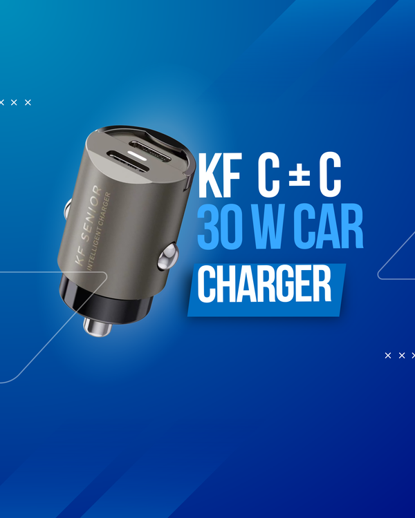 KF SENIOR USB C + C 30W CAR CHARGER