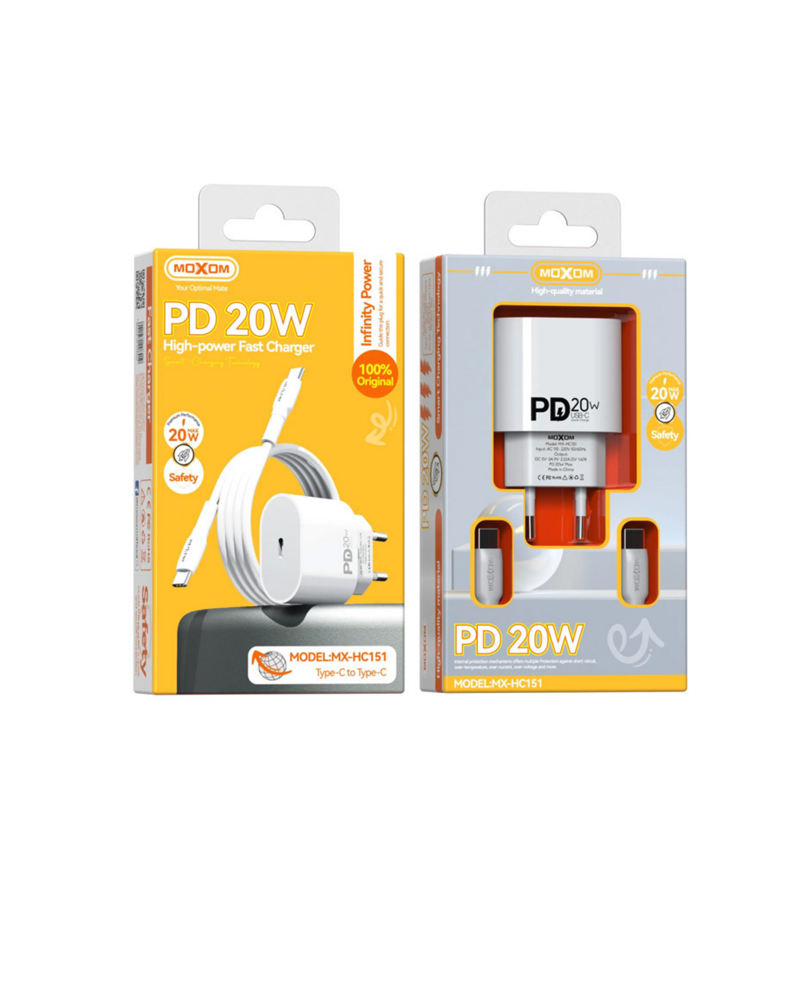 MOXOM CHARGER TYPE C TO C MX-HC151