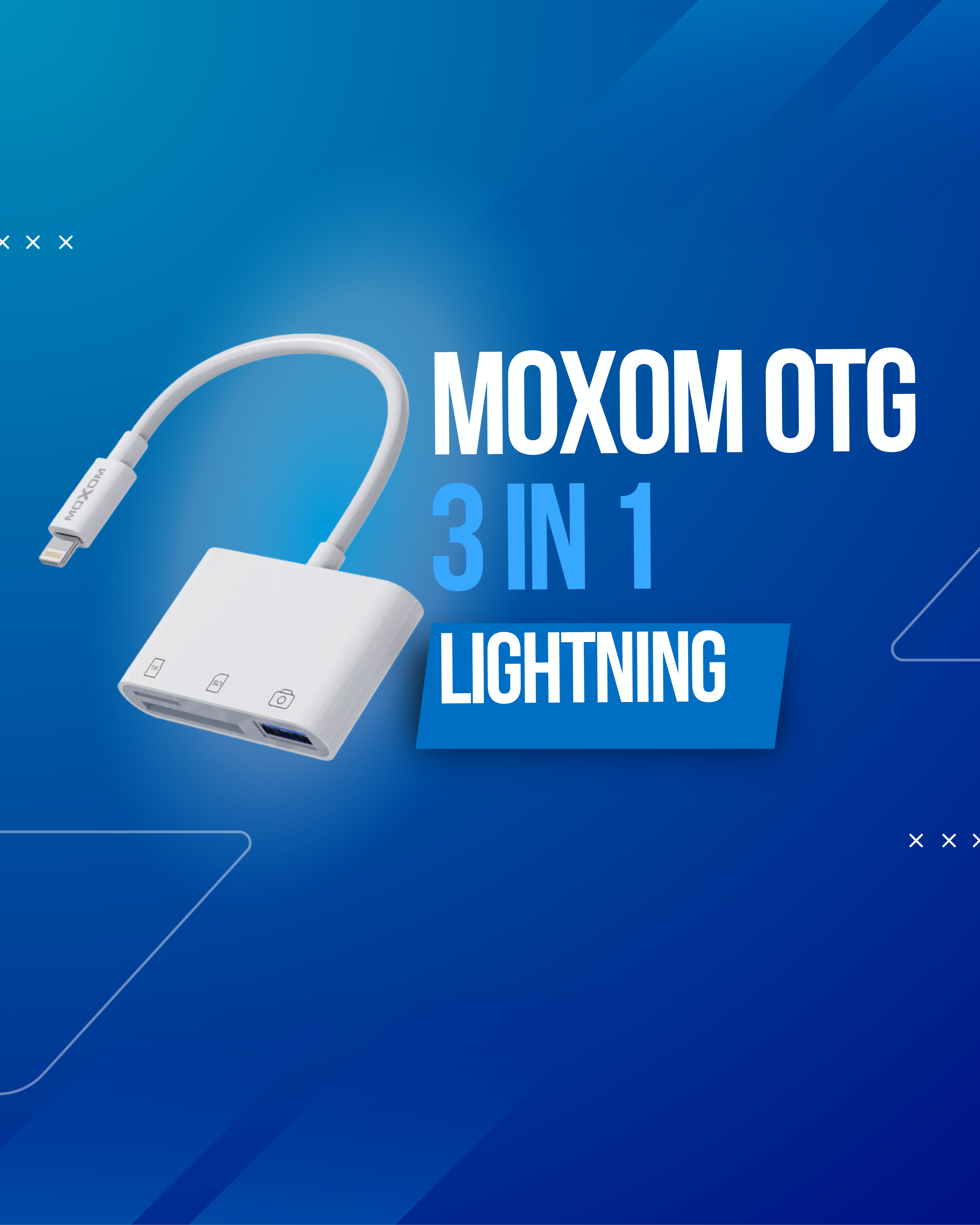 MOXOM OTG 3IN1 LIGHTNING