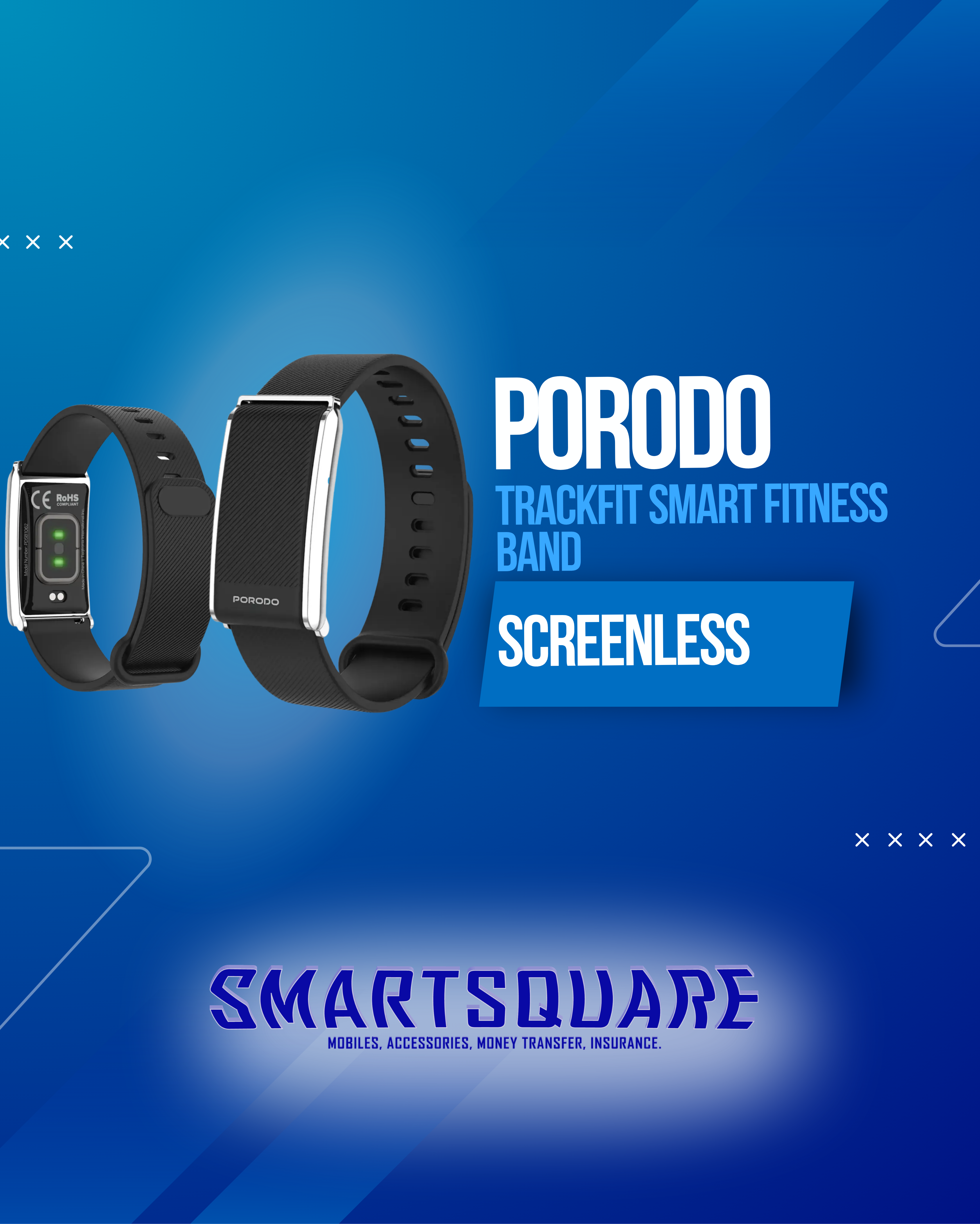 PORODO TRACKFIT SMART FITNESS BAND